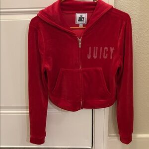Juicy by Juicy Couture  ♥️ Red Velour Jacket